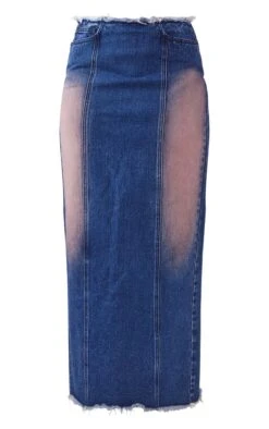 Jupe Longue En Jean Indigo Très Délavé Taille Basse -Logic || Zero Soldes Magasin 009af16e1502f525d644481303a3a70841c61df7 cnd9380 5