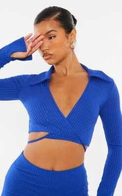 Logic Top Cache-coeur Bleu Vif Côtelé à Décolleté 10 Logic Top Cache-coeur Bleu Vif Côtelé à Décolleté -Logic || Zero Soldes Magasin 039b00b528dfdf8501b01fcd48dad21e0a6fe543 cna8175 4