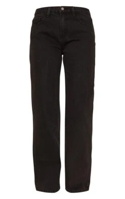 Jean Droit Noir Délavé à Taille Mi-haute -Logic || Zero Soldes Magasin 08224a512236e61c5f1f15e442a31dd1de503f71 cnb8519 5