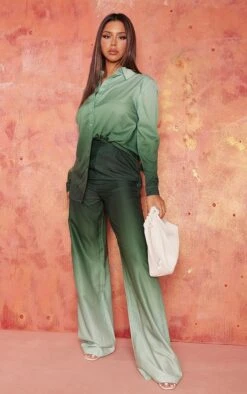 Chemise Oversize Imprimé Dégradé Vert -Logic || Zero Soldes Magasin 0a5688bc0ddb4c9c11f1bf7c87c9e112529ac4ca cmy3004 3