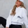 Hoodie Blanc à Imprimé Sport Et Ourlet élastique -Logic || Zero Soldes Magasin 0d02b6d960adc80d48f50aa63c1c57b1960b9edc cnd0782 1