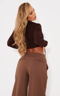 Chemise Tissée Stretch Chocolat à Lacets -Logic || Zero Soldes Magasin 0fd6ae790cd38158fb271344eadd7565ff8c8325 cnc8939 2