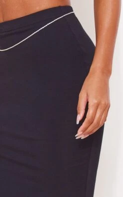 Jupe Longue En Coton Noir à Taille Basse -Logic || Zero Soldes Magasin 188bccb1b7fedaa059c3e180c556ddead6eea748 cmy9147 4