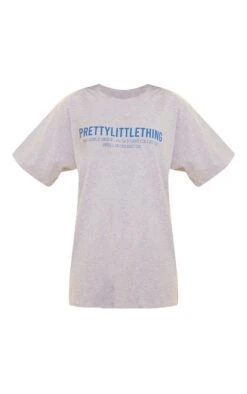 PRETTYLITTLETHING T-shirt Gris Cendré Imprimé Digital -Logic || Zero Soldes Magasin 2f673066a39a54c8fcbd957c14e2f3a83f9c78cb cnd6315 5