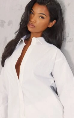 Chemise Oversize En Effet Lin Blanc à Boutons -Logic || Zero Soldes Magasin 32bcd1633587110aac14b29d47abd94c9efa502e cnd9481 4