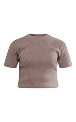 Zero T-shirt Côtelé Taupe Javélisé -Logic || Zero Soldes Magasin 33602d48efe3177fb21b9f0db158adf0b2efedd4 cnc1348 5