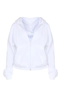 Hoodie Zippé Oversize Blanc -Logic || Zero Soldes Magasin 3b465757afd9ba5880f3fc14baa27da142d3e5d8 cne4431 5