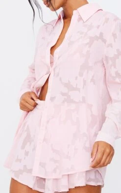 Chemise Oversize Rose Pastel Transparente Fleurie Texturée à Manches Longues 10 Chemise Oversize Rose Pastel Transparente Fleurie Texturée à Manches Longues -Logic || Zero Soldes Magasin 3de59f993ba680a3f1f9f4482d96787efe04d2cf cne7293 4