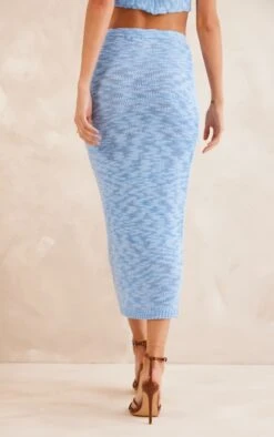 Jupe Longue En Maille Tricot Bleue -Logic || Zero Soldes Magasin 4188fa741e24f6eec0a09f69078449efab3d1e0a cnd6862 3