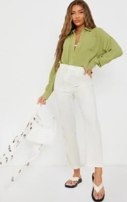 Chemise Vert Sauge Oversize Texturée à Poche Frontale -Logic || Zero Soldes Magasin 42faecc73565a26b7a3dc49f56163c8973bf691c cms5833 3