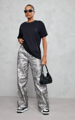 PRETTYLITTLETHING T-shirt Noir à Imprimé California -Logic || Zero Soldes Magasin 435811b5ab09a32b6d655c5e91f9a94932e75fc2 cnd7967 3