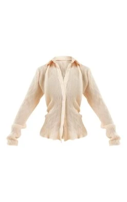 Chemise Cintrée Gris Pierre Plissée Et Texturée -Logic || Zero Soldes Magasin 473013e3e54de2aa09bb1f981b51b35ff9034cd4 cne3249 5