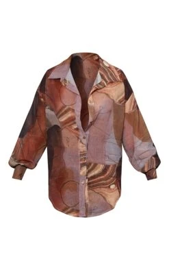 Chemise Oversize En Maille Beige Imprimé Abstrait -Logic || Zero Soldes Magasin 4a74645b625e72e28fbd6f37fd624a053c8e8cb4 cmp1677 5