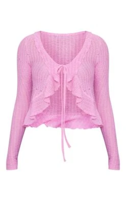 Chemise En Maille Texturée Rose Effet Volanté à Nouer Devant -Logic || Zero Soldes Magasin 4c9a85859da614d0683c0c2f7e926569755617de cnd7964 5