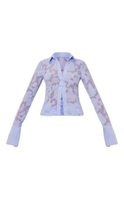 Chemise Ajustée Bleu Ciel à Fleurs Texturées 11 Chemise Ajustée Bleu Ciel à Fleurs Texturées -Logic || Zero Soldes Magasin 4d356cb6992c9f0acab56dd1f17430c29bec5382 cne5823 5