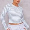 Top En Coton Vert à Rayures Et Manches Longues 1 Top En Coton Vert à Rayures Et Manches Longues -Logic || Zero Soldes Magasin 54e80a8ffa659b1b204e8798b6883b9b9d1e4137 cnd5603 1