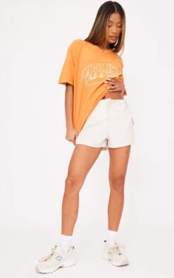 PRETTYLITTLETHING T-shirt Orange Délavé Imprimé Athlete -Logic || Zero Soldes Magasin 56c1455d4084bab94ba99b5ca069dae2ba00b2cc cne9074 3