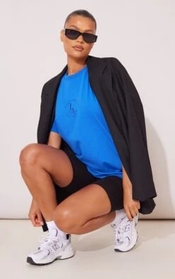 T-shirt Bleu Cobalt Imprimé Health & Leisure