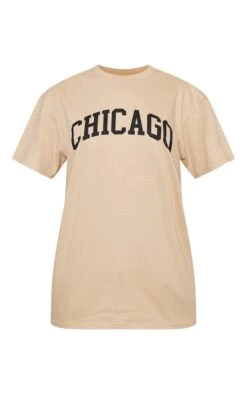 T-shirt Gris Pierre à Imprimé Chicago -Logic || Zero Soldes Magasin 5b3055fc43263c3b2898219573aeab699a724614 cne3418 5