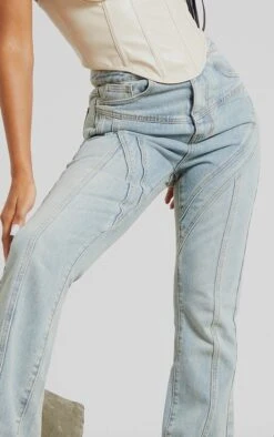 Jean Droit Long Délavé Vintage Détail Coutures -Logic || Zero Soldes Magasin 5bc0c765e4d18407ea49c748b19f49f3df624f2f cmz9108 4