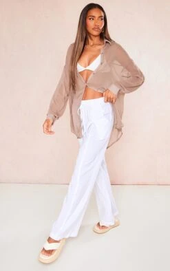 Chemise Texturée Café Au Lait à Boutons Dans Le Dos -Logic || Zero Soldes Magasin 5d654b1bc1822f2ad24aab4c17aff46adf619822 cne3438 3