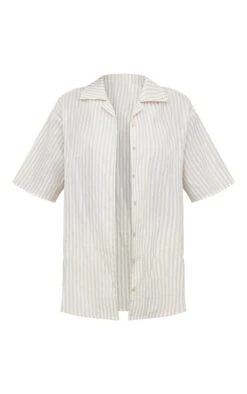 Chemise Gris Pierre à Rayures Et Manches Courtes -Logic || Zero Soldes Magasin 6138302a0dc62f26edf6c5be5235acec564e73b0 cnd2944 5