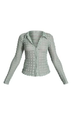 Chemise Texturée Kaki Effet Maille Bulle -Logic || Zero Soldes Magasin 61d9394dc6276212082d5ffa5aaacfb1a3f4d611 cnc9224 5