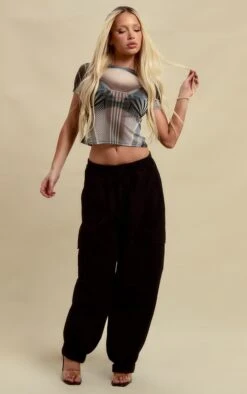 T-shirt En Mesh Noir Imprimé Corps 9 T-shirt En Mesh Noir Imprimé Corps -Logic || Zero Soldes Magasin 66c134b4685d13575c69a061bb8074a275f6adc6 cnd0982 3