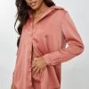 Chemise Oversize Satinée Argile -Logic || Zero Soldes Magasin 6c762b33b3d552da0d6869795af6f7a94c3fd0a3 cnd3948 1
