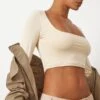 Crop Top Basique Moulant Gris Pierre Clair à Col Carré -Logic || Zero Soldes Magasin 6f904f6d7bc8baef1db9b36efa3c4266baa24866 cmy3670 1