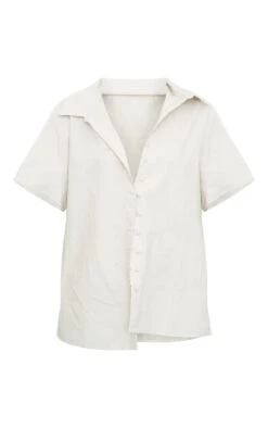 Chemise Oversize Manches Courtes Effet Lin Naturel à Boutons -Logic || Zero Soldes Magasin 70c231cb09af808ea604d6fede04ee3c174d4a7d cnd2927 5