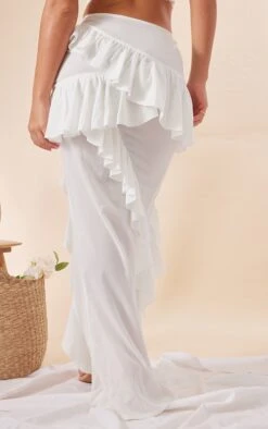 Jupe Longue Fendue Blanche à Volants -Logic || Zero Soldes Magasin 7250e379c7cc2cc2d4e60ad91c4ff213cc1a5130 cnd6616 3