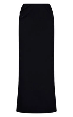 Logic Jupe Longue Côtelée Crêpée Noire à Taille Incurvée -Logic || Zero Soldes Magasin 763cc3cf40e54f2ff61898a17a092df970a3a46e cnc1095 5