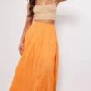 Jupe Longue En Coton Orange à Coutures élimées -Logic || Zero Soldes Magasin 77769638588c3b74e50f441f6baf3e25654d2b77 cnd9190 1