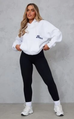 Hoodie Blanc à Imprimé Sport Et Ourlet élastique -Logic || Zero Soldes Magasin 795d3ba00bb6b1da8b3e819ab60ce78b80a5648b cnd0782 3