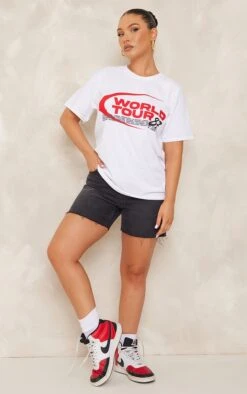 T-shirt Blanc Imprimé World Tour 87 -Logic || Zero Soldes Magasin 7a7e6ce88eec8af44d09af34e487e995b83763d3 cne9085 3