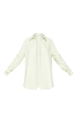 Chemise Manches Longues Vert Pastel Oversize -Logic || Zero Soldes Magasin 7d2755435e9fdb81d16c0180dab747452b6f6c88 cne8832 5