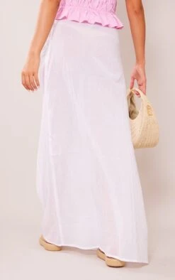 Jupe Longue Portefeuille Effet Lin Transparente Blanche 9 Jupe Longue Portefeuille Effet Lin Transparente Blanche -Logic || Zero Soldes Magasin 7f7c1485f19af785570885abe04e6aea6da5a32e cne3881 3