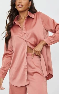 Chemise Oversize Satinée Argile -Logic || Zero Soldes Magasin 82ecb38eda63f669c408fc4ff2cb1e10b7725633 cnd3948 4