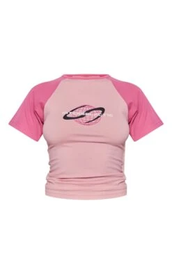 T-shirt Rose Imprimé Intergalactic à Manches Contrastantes -Logic || Zero Soldes Magasin 857baac7204615c9e733cebe18eadcf50909f12e cne3408 5