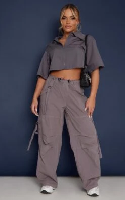 Chemise Tissée Gris Anthracite à Zip Et Manches Courtes -Logic || Zero Soldes Magasin 87d4c2ecff2b82b839e95438aa5bf05f079d03ea cnc9086 3