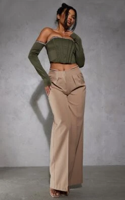 Corset Kaki En Maille à Bordure De Strass Et Manches Longues -Logic || Zero Soldes Magasin 8a1e0ddff4ad5c07e413caecea0291a9db5ee366 cnb1556 3