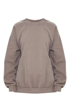 Sweat Oversize Café Au Lait Effet Délavé -Logic || Zero Soldes Magasin 8c738b7387f6e5e13004aca77b55754168ab9678 cmt2992 5