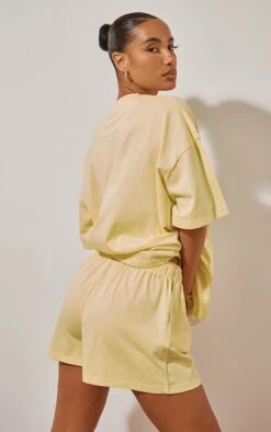 T-shirt Oversize En Coton Jaune Citron à épaules Carrées -Logic || Zero Soldes Magasin 8eb3c588faf16ba372890eef55e32cc301720136 cne4345 2