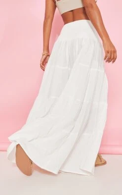 Jupe Longue En étamine à étages Crème -Logic || Zero Soldes Magasin 8fa4d545ad696ff5e5fe1642e620fce6ee8a2412 cmy1473 4