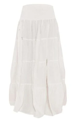 Jupe Longue En étamine à étages Crème -Logic || Zero Soldes Magasin 930ea4ae4d99fe357762dcaa1a87922dc033f48b cmy1473 6