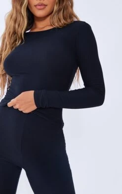 Top Long Doux Noir à Manches Longues 10 Top Long Doux Noir à Manches Longues -Logic || Zero Soldes Magasin 947357989b9ed178336a99e6cb16f320863dd9a4 cnc0107 4