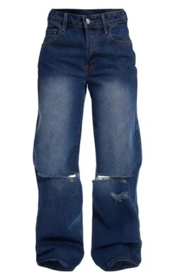 Jean Droit Délavé Vintage à Taille Basse Et Genoux Déchirés -Logic || Zero Soldes Magasin 95201a819cc622036dd6e1be4a66b41d744909e5 cnb8517 5