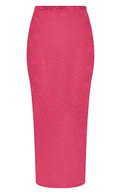 Jupe Longue Rose En Dentelle Fleurie -Logic || Zero Soldes Magasin 9df8ed01e35f9a0321f6a348c7fd512589b76958 cne6568 5