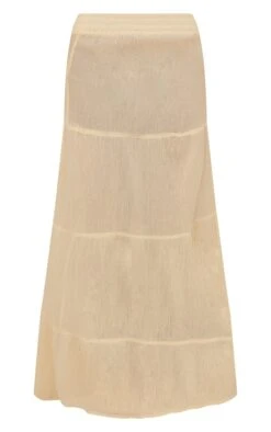 Jupe Longue Fluide En étamine Jaune Pastel à étages -Logic || Zero Soldes Magasin a12d29500c33ae4022f1dbb750a97cfb0f3c15f2 cnd1539 6